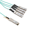Active Optical Cable Breakout QSFP+ 40Gbps to 4x10G SFP+, 1 meter, MSA Compatible的图片
