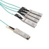 Active Optical Cable Breakout QSFP+ 40Gbps to 4x10G SFP+, 10 meters, MSA Compatible的图片