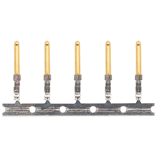 压接式公端子 - 30µ镀金，100件/卷的图片