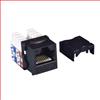 6 类 Keystone 插座, 110 / RJ45 EIA568A/B    黑色的图片