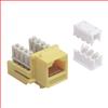 6 类 Keystone 插座, 110 / RJ45 EIA568A/B 黄色的图片
