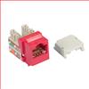 OCC超5类Keystone水晶头母座，110/RJ45，EIA568A/B，红的图片