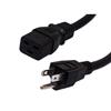 Server Power Cord - NEMA 5-15P to C19 - 15 Amp - 10 FT - Black的图片