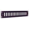 3.5×19英寸（8.9×48.3厘米）空白配线架，带16个通用DB25/HD44开口，黑的图片
