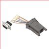 模块化适配器，DB9 公头 / RJ45 (8x8) 插座50 μ / 0.762 μm 厚镀金层的图片