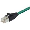 Double Shielded Cat6a Outdoor Industrial High Flex Ethernet Cable Teal, RJ45 / RJ45, 75.0ft的图片