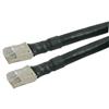 Cat6a Shielded Outdoor Patch Cable, RJ45/RJ45, Black, 150.0 ft的图片