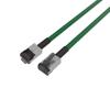 Plenum Rated Shielded Category 6a Cable, RJ45 / RJ45, 23AWG Solid, Green 7.0ft的图片