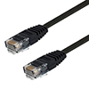 Category 6 Flat Patch Cable, RJ45 / RJ45, Black, 3.0 ft的图片