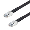 Double Shielded Cat5e Outdoor High Flex PoE Industrial  Ethernet Cable, RJ45, BLK, 3.0ft的图片
