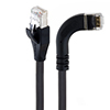 Braid Shielded Category 5e High Flex Right Angle Ethernet Cable, Straight/Right Angle Right, 0.5m的图片